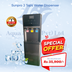 Sunpro Three Taps Compressor Cooling Water Dispenser