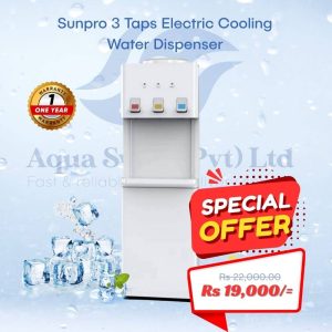 Sunpro Three Taps Electric Cooling Water Dispenser