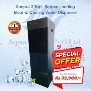 Sunpro Three Taps Electric Cooling Water Dispenser - Bottom Loading